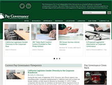 Tablet Screenshot of paygovernance.com
